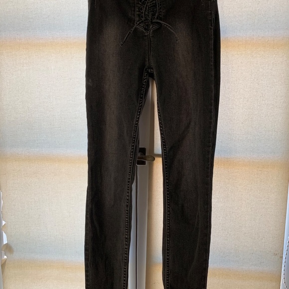 Free People Lace Up Jeans - Picture 8 of 16